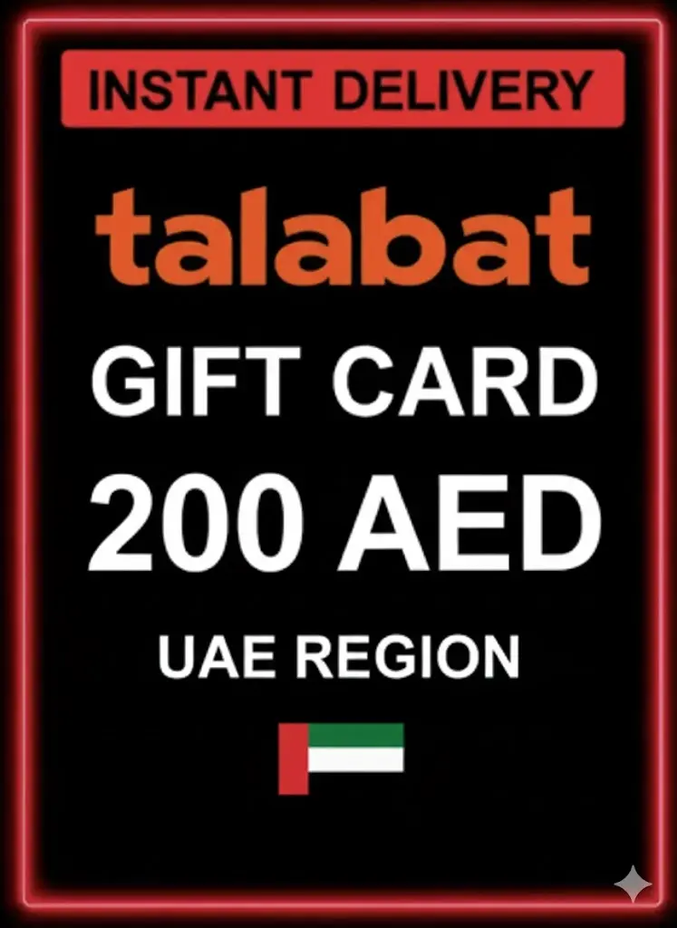 Talabat Ajándékutalvány Egyesült Arab Emírségek - 200 AED