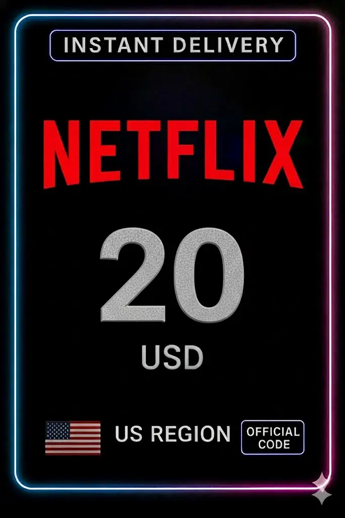 Netflix Gift Card - $20 (US) Netflix Gift Card - $20 (US)