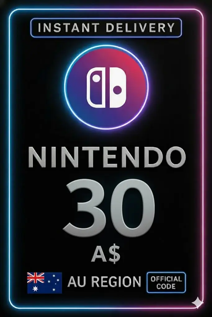 Karta przedpłacona Nintendo eShop - 30 A$ Karta przedpłacona Nintendo eShop - 30 A$