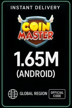 Coin Master 1,65 M mincí (Android Turecko)