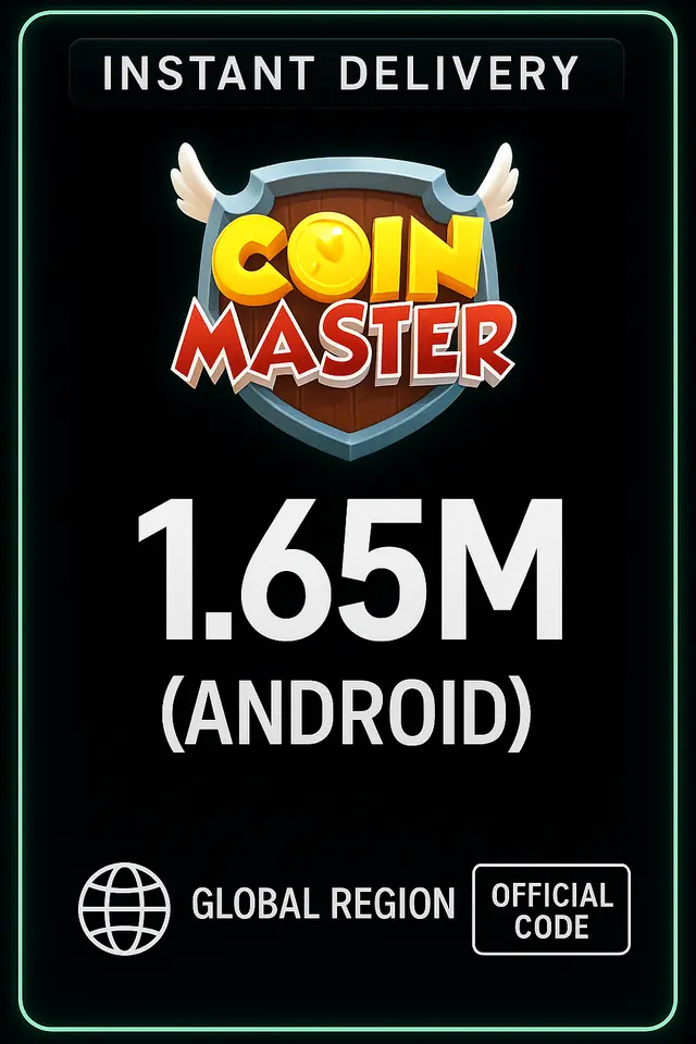 Coin Master 1.65 M Münti (Android Türgi)
