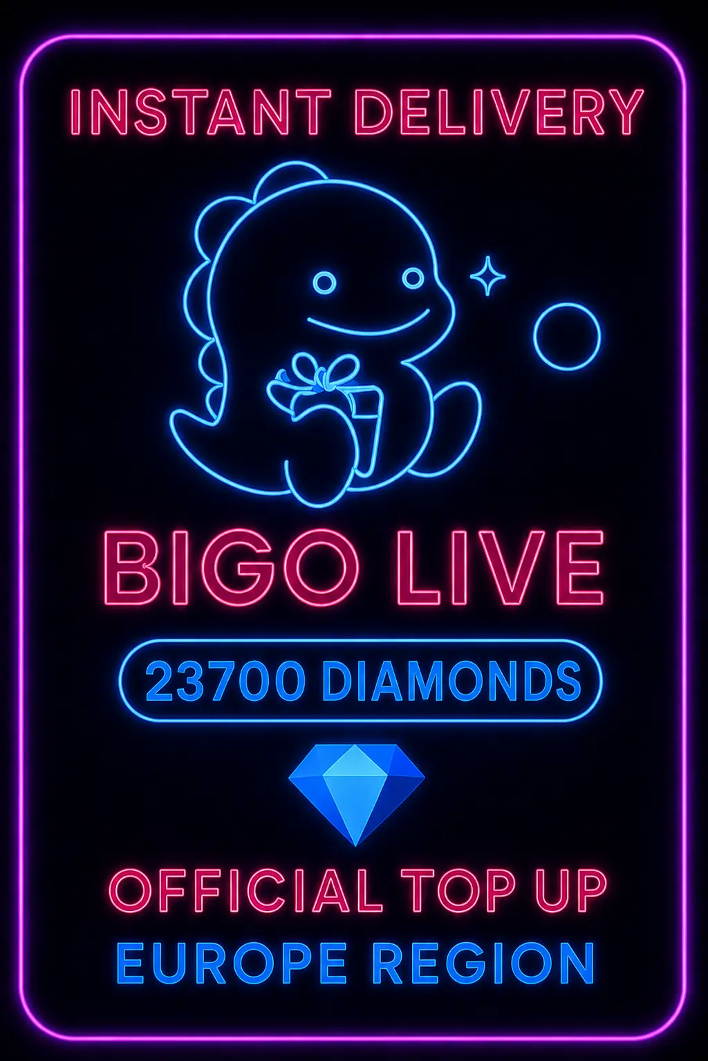 Bigo Live - 23700 Diamonds (Top-Up) (EU)