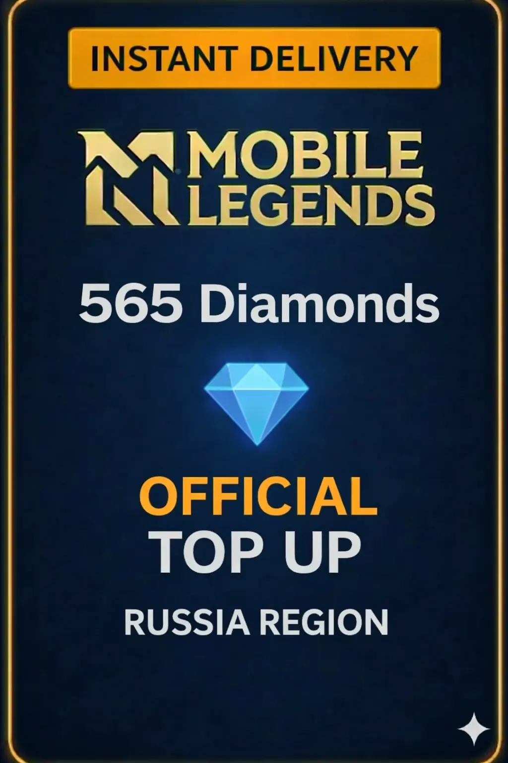 Mobile Legends 565 Diamonds Top-Up (Russia)