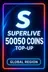 SuperLive 50.050 mincí dobití (globální)