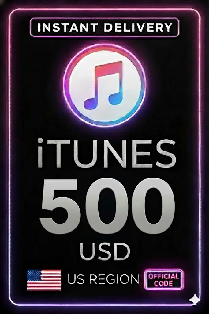 iTunes Geschenkkarte - 500 US$ iTunes Geschenkkarte - 500 US$