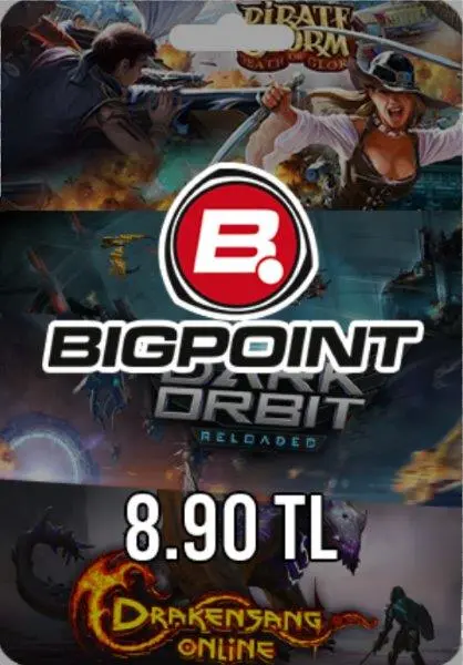 Bigpoint 8,90 TL Gutschein Bigpoint 8,90 TL Gutschein