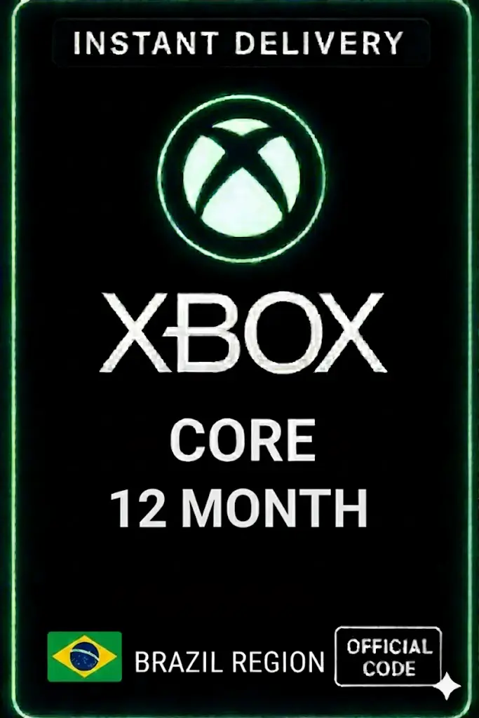 Xbox Game Pass Core 12 Month - Brasil Xbox Game Pass Core 12 Month - Brasil