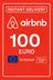 Airbnb Ajándékkártya - 100 EUR