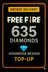 프리 파이어 635 다이아몬드 충전 (인도네시아)