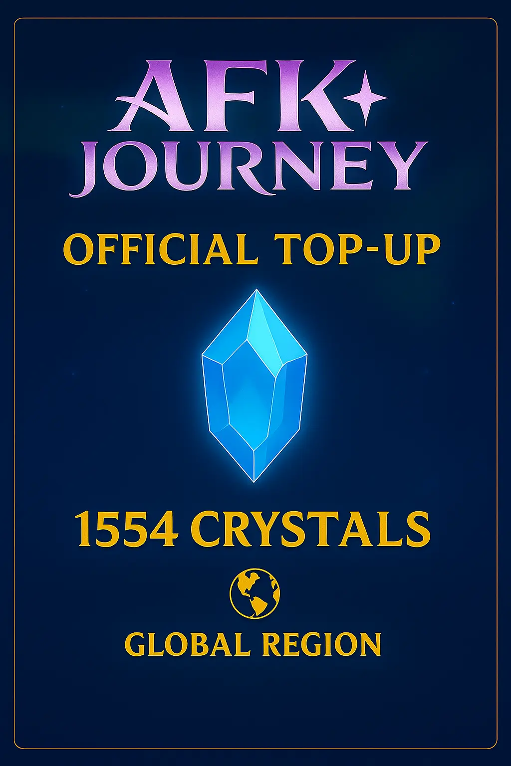 AFK Journey - 1554 Dragon Crystals (Top-Up)