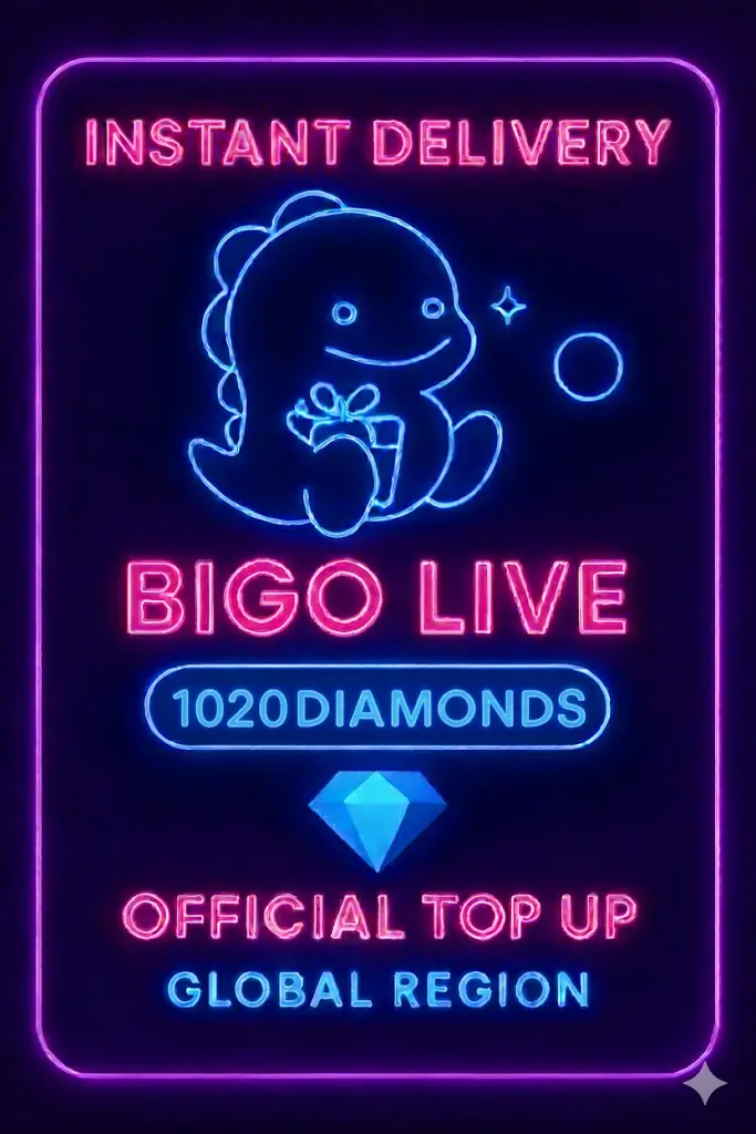 Bigo Live - 1020 Diamonds (Top-Up) Bigo Live - 1020 Diamonds (Top-Up)