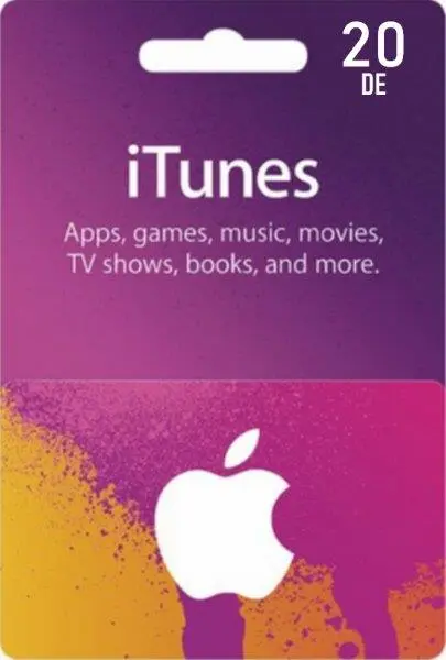 iTunes Gift Card DE €20 iTunes Gift Card DE €20
