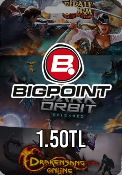 Bigpoint 1,50 TL Gutschein Bigpoint 1,50 TL Gutschein