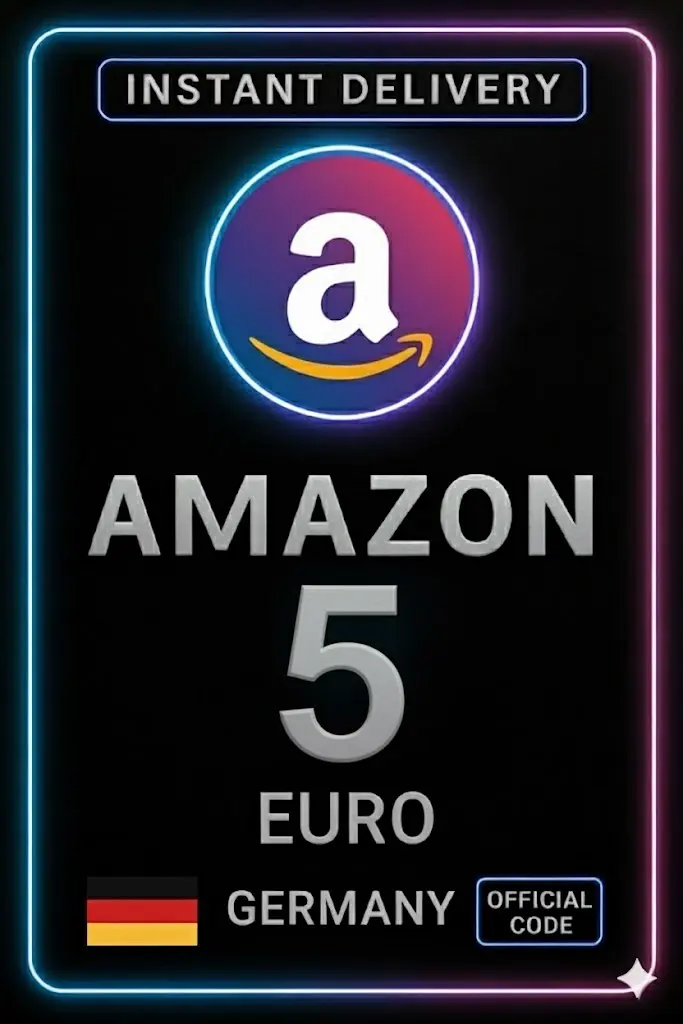 Cartão-presente da Amazon - Alemanha 5 € Cartão-presente da Amazon - Alemanha 5 €