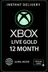 Membresía de XBox Live Gold 12 Meses (Global)