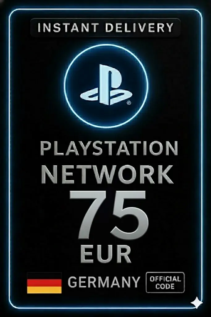 Playstation PSN Card 75 Euro DE Playstation PSN Card 75 Euro DE