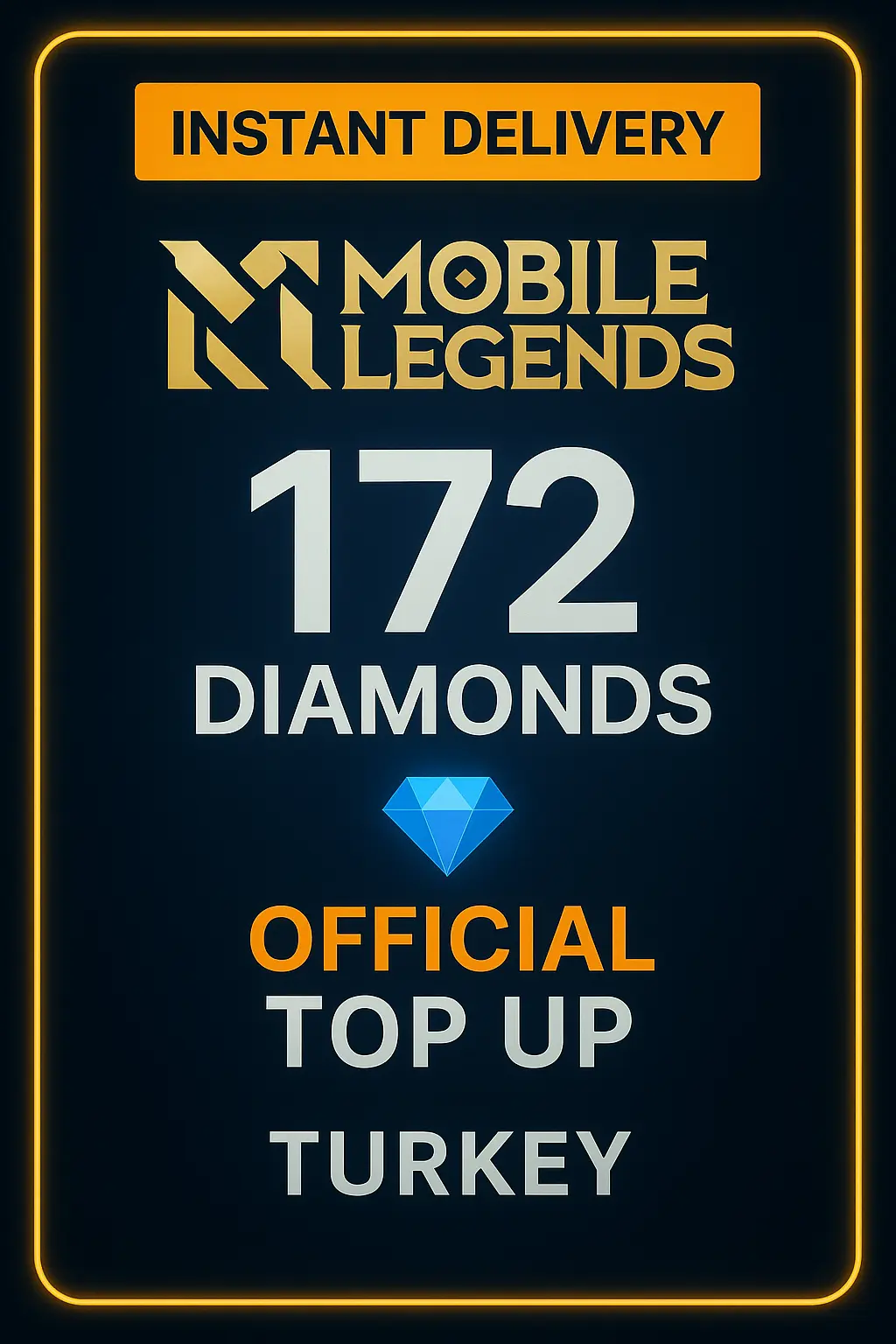 Mobile Legends 172 Diamonds Top-Up (Turkey)