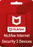 McAfee Интернет-безопасность 3 устройства