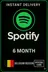 Spotify 6 měsíců BE