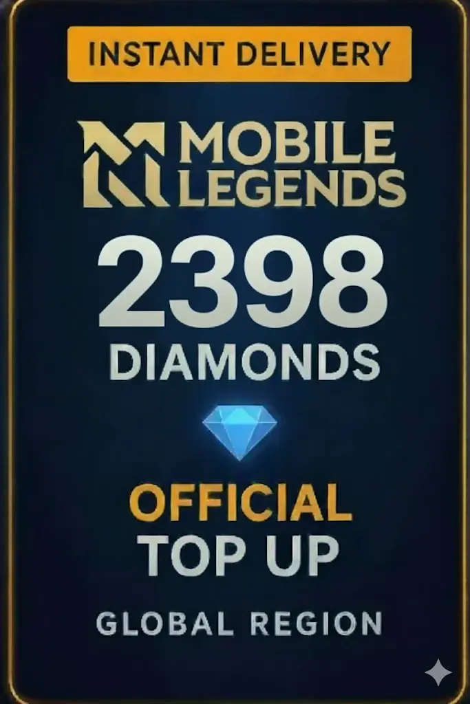 Mobile Legends - 2398 Diamonds Top-Up Mobile Legends - 2398 Diamonds Top-Up