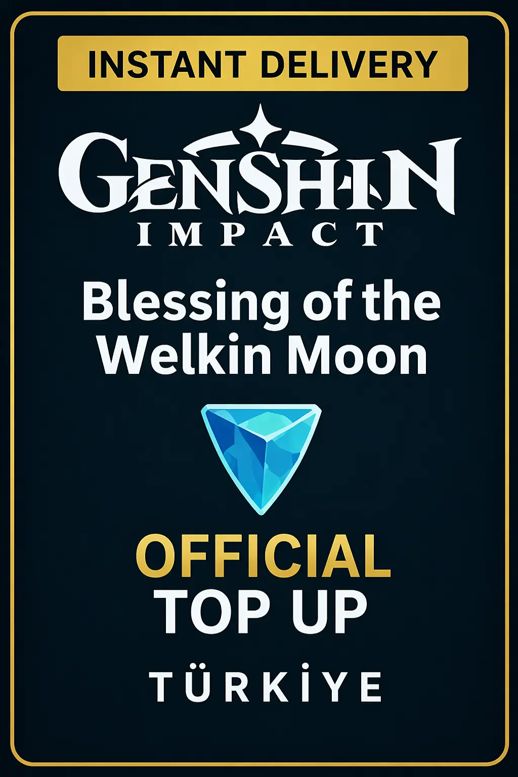 Genshin Impact Blessing Welkin Moon Top Up (Türkiye)