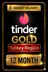 Tinder Gold Kóði - 12 Mánuðir