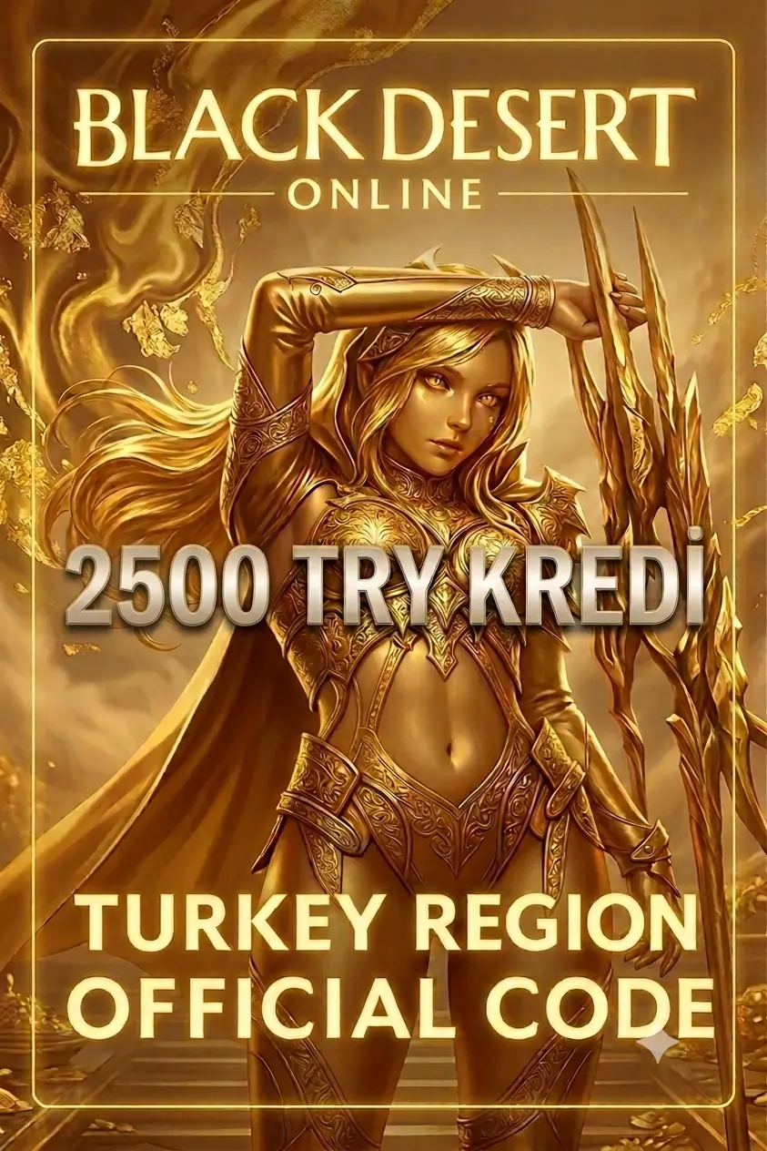 Black Desert 2500 TRY Kredi