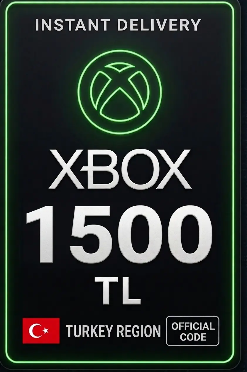 Xbox 1500 TL Hediye Kartı ( Türkiye )