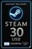 Code de portefeuille Steam - 30 USD (Argentine)