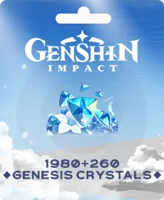 Genshin Impact 1980+260 Кристаллов Генезиса Пополнение Genshin Impact 1980+260 Кристаллов Генезиса Пополнение