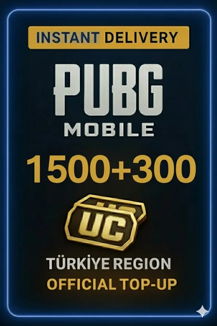PUBG Mobile - 1500+300 UC papildinājums (Turcija) PUBG Mobile - 1500+300 UC papildinājums (Turcija)