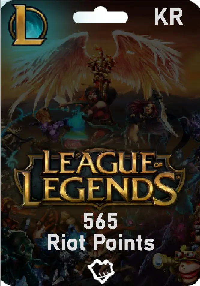 League Of Legends KR 565 Riot Points Comprar | Entrega instantánea ...