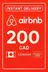 Airbnb Ajándékkártya - 200 CAD (Kanada)