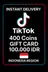 TikTok 400 Coins Gift Card 100.000 IDR (Indonesia)