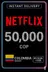 Netflix 礼品卡 50.000 哥伦比亚比索