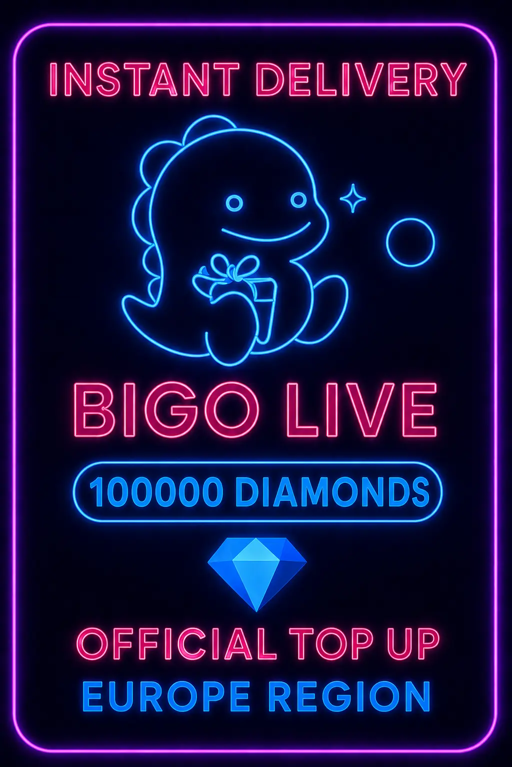 Bigo Live - 100000 Diamonds (Top-Up) (EU)