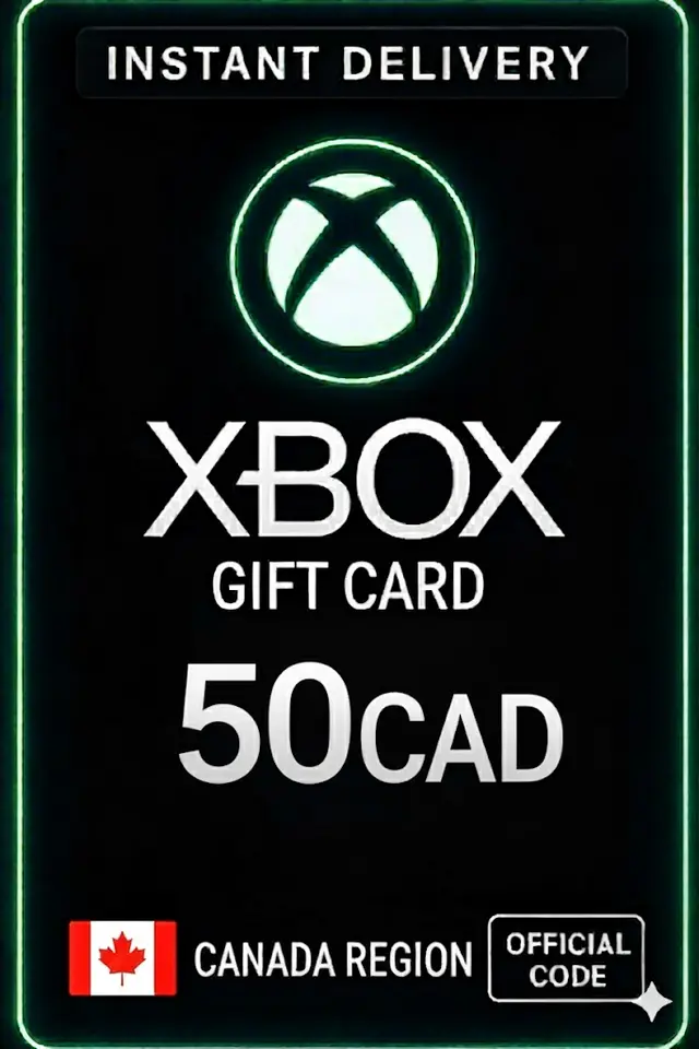 Xbox Live Lahjakortti 50 CAD Lompakko