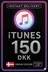 iTunes gavekort 150 DKK