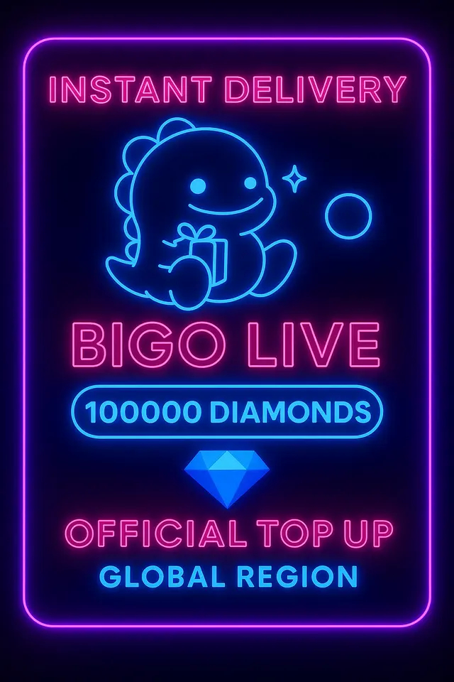 Bigo Live - 100000 Diamanten (Aufladung)
