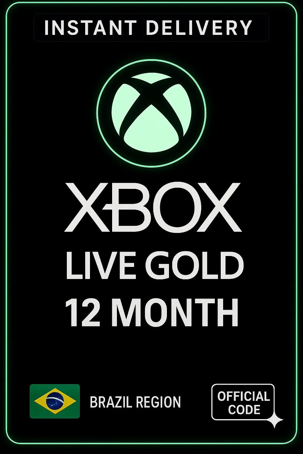 XBox Live Gold 12个月会员(土耳其 - 巴西 VPN) XBox Live Gold 12个月会员(土耳其 - 巴西 VPN)