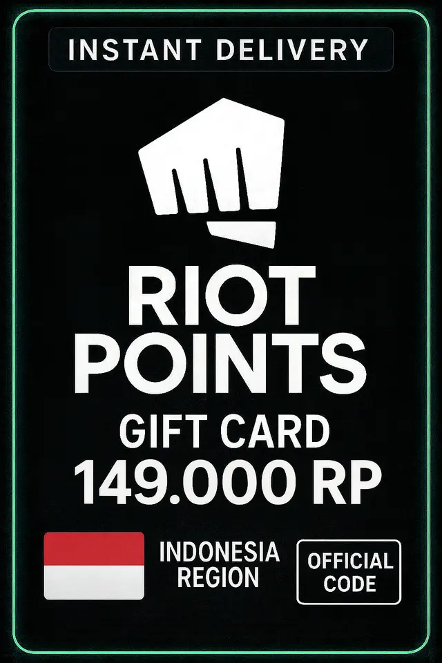 Riot Access Indonesia - 149.000 RP Tarjeta de Regalo