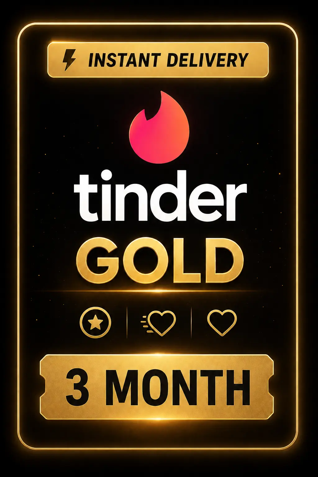 Tinder Gold Code - 3 Month