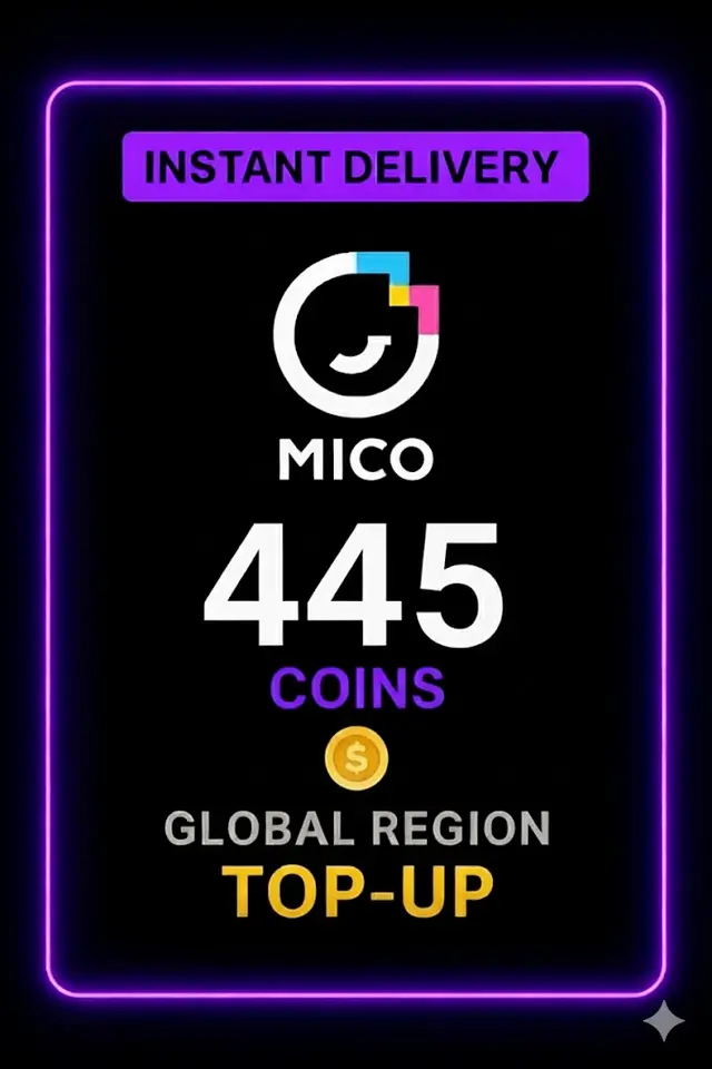 Mico Live - 445 Coins Top-Up (Global)