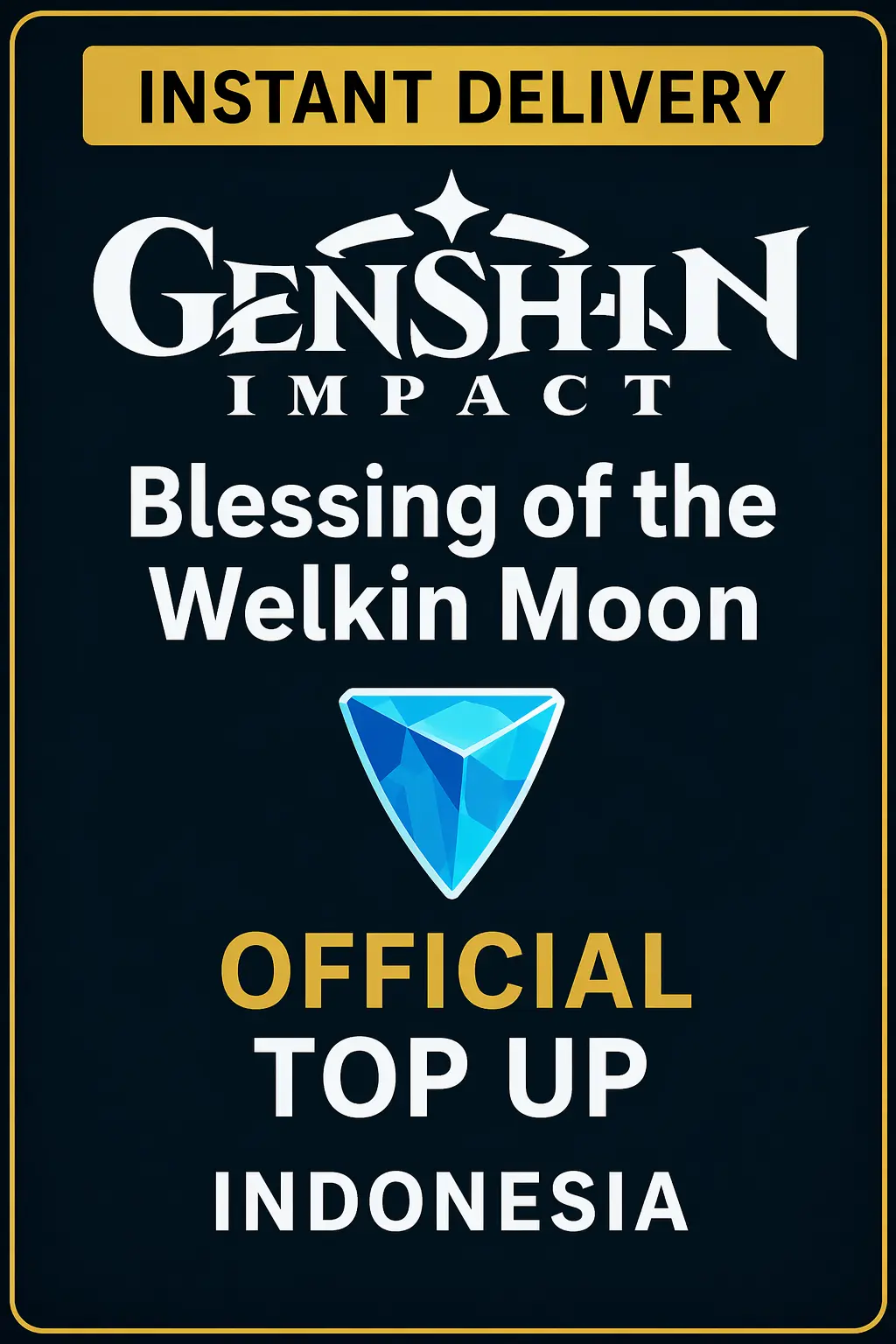 Genshin Impact Blessing of the Welkin Moon Top Up (Indonesia)