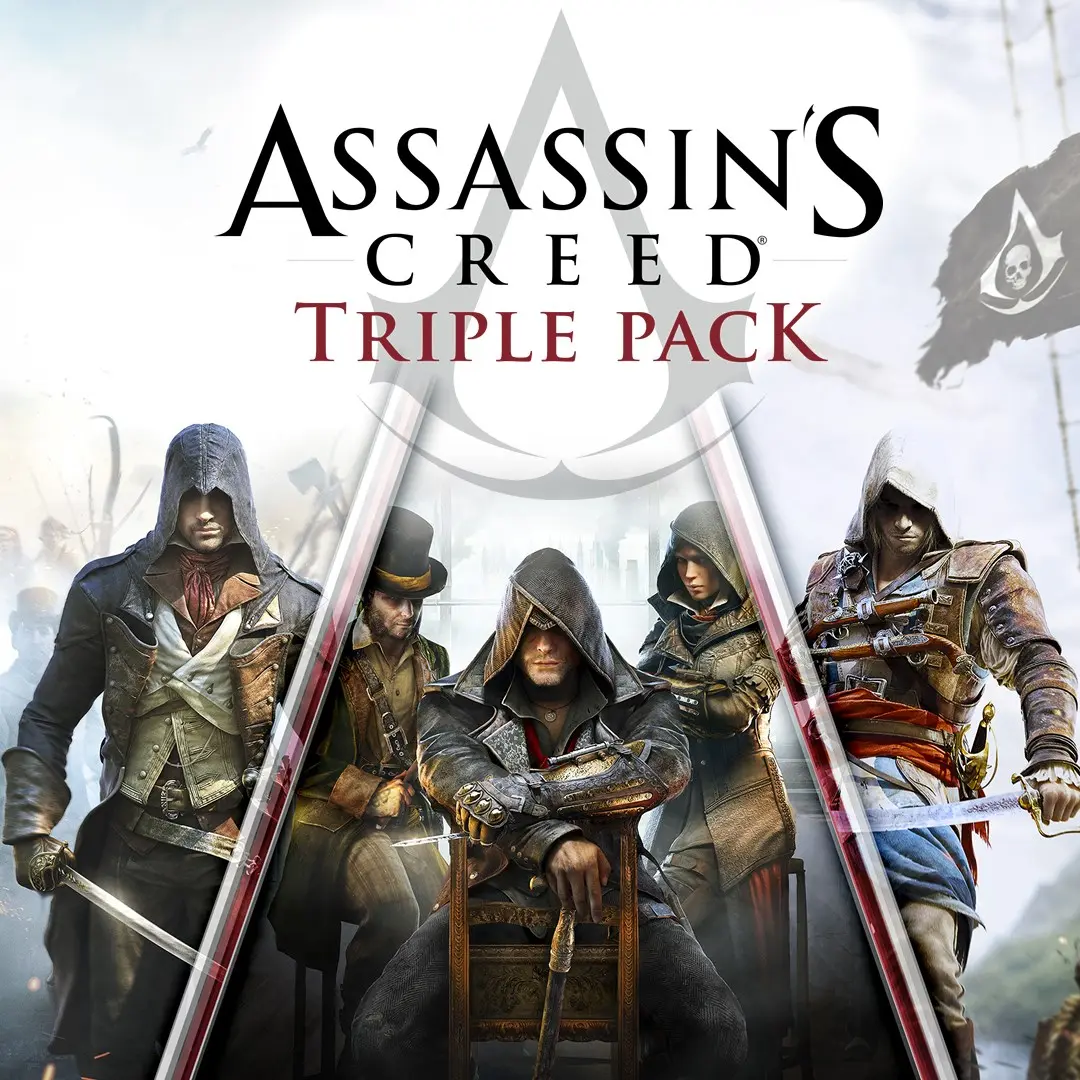 Assassin's Creed Triple Pack: Black Flag, Unity, Syndicate (Xbox Games US)