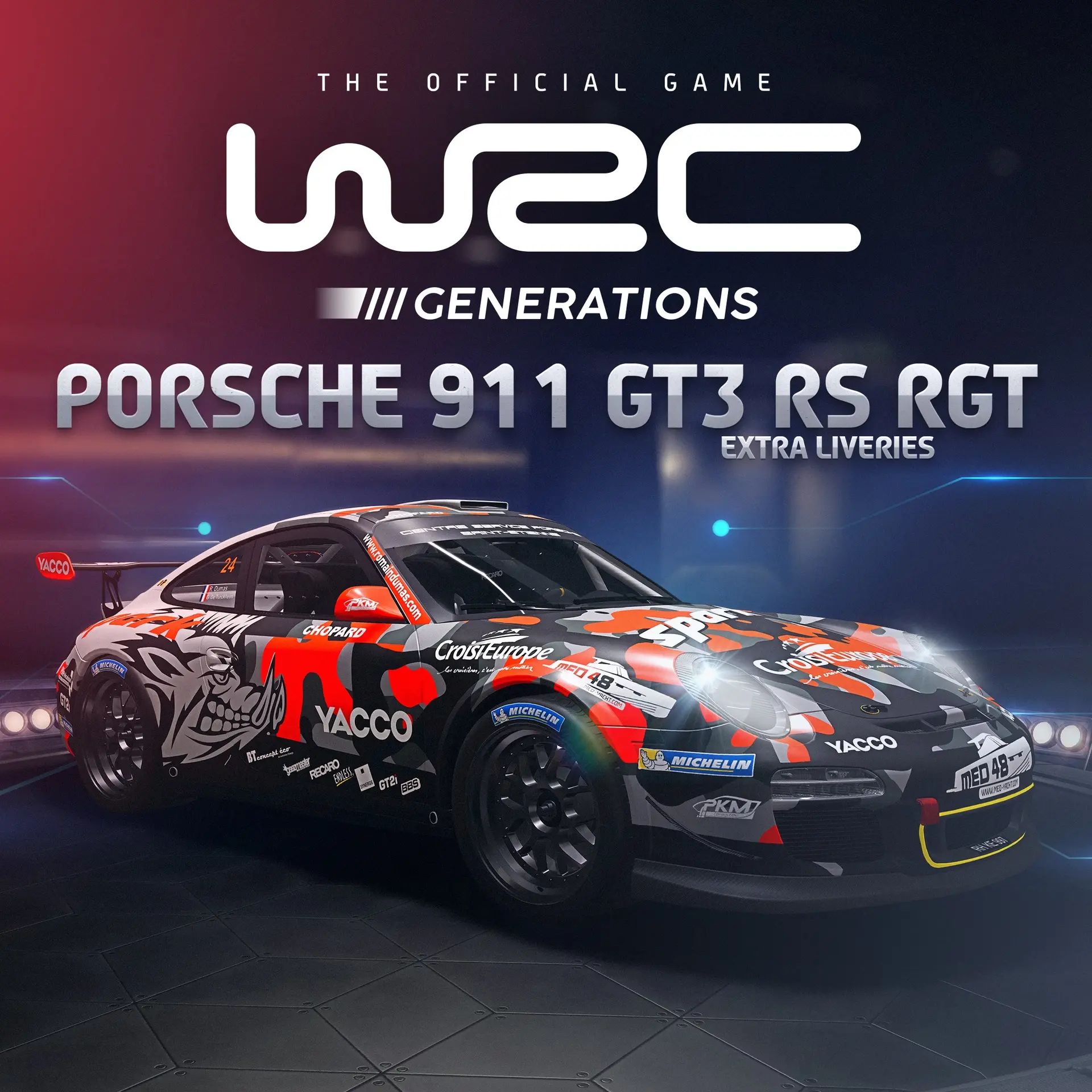 WRC Generations - Porsche 911 GT3 RS RGT Extra liveries (Xbox Games BR)