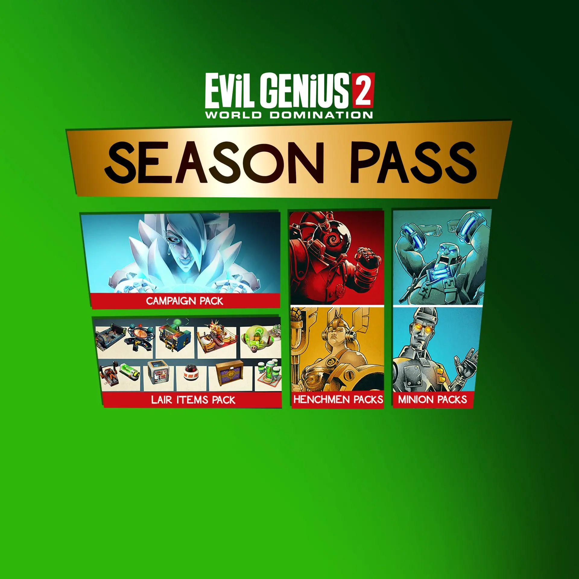 Evil Genius 2: World Domination Season Pass (Xbox Game EU)