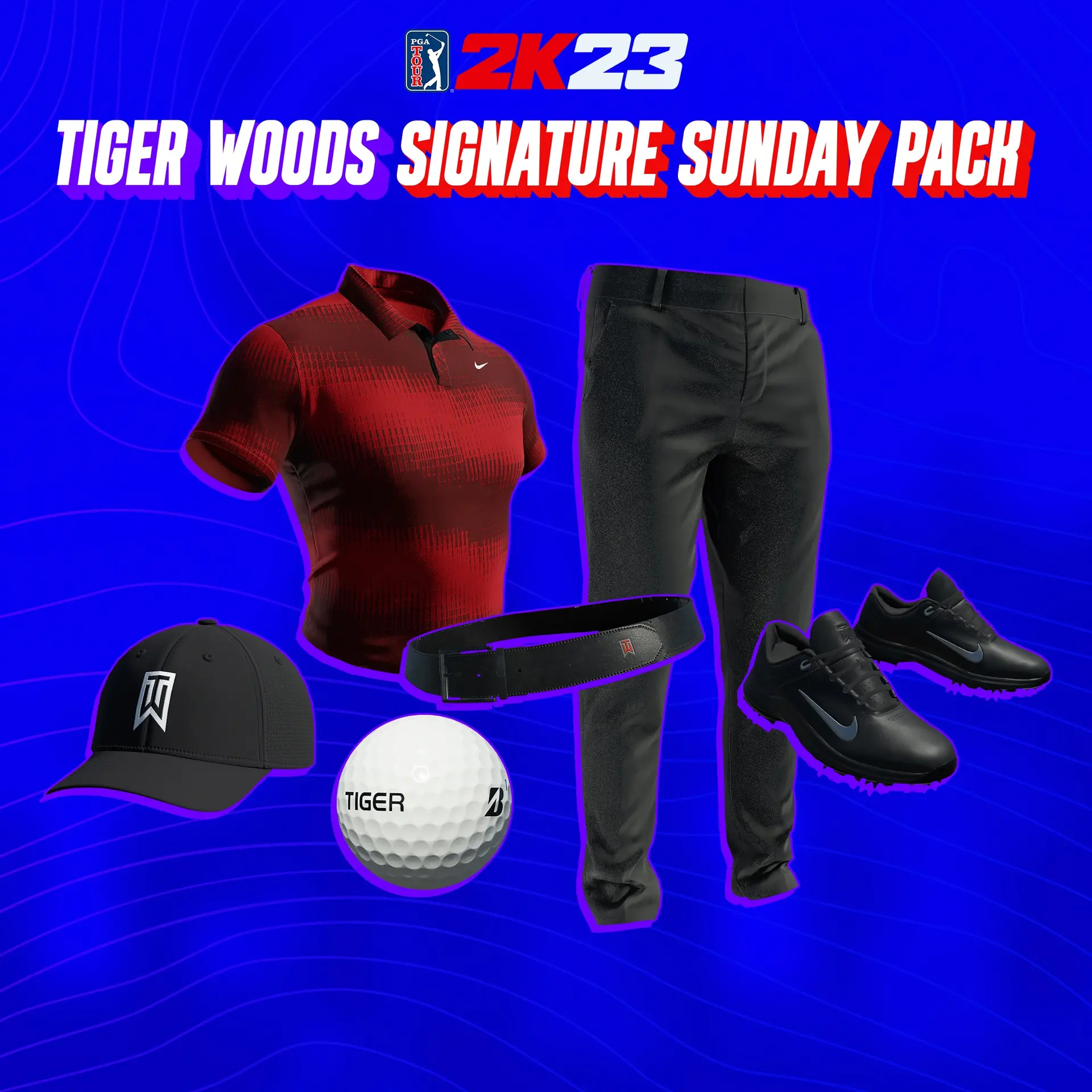PGA TOUR 2K23 Tiger Woods Signature Sunday Pack (Xbox Games BR)