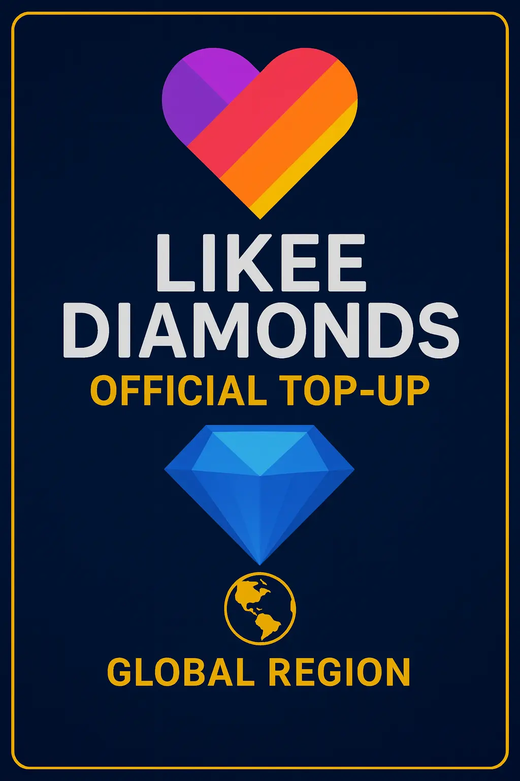 Likee Diamonds Top-Up (Global) Likee Diamonds Top-Up (Global)
