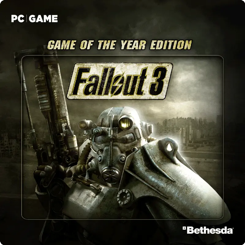 Beli Fallout 3: Edisi Permainan Tahun Ini Kunci Steam Beli Fallout 3: Edisi Permainan Tahun Ini Kunci Steam
